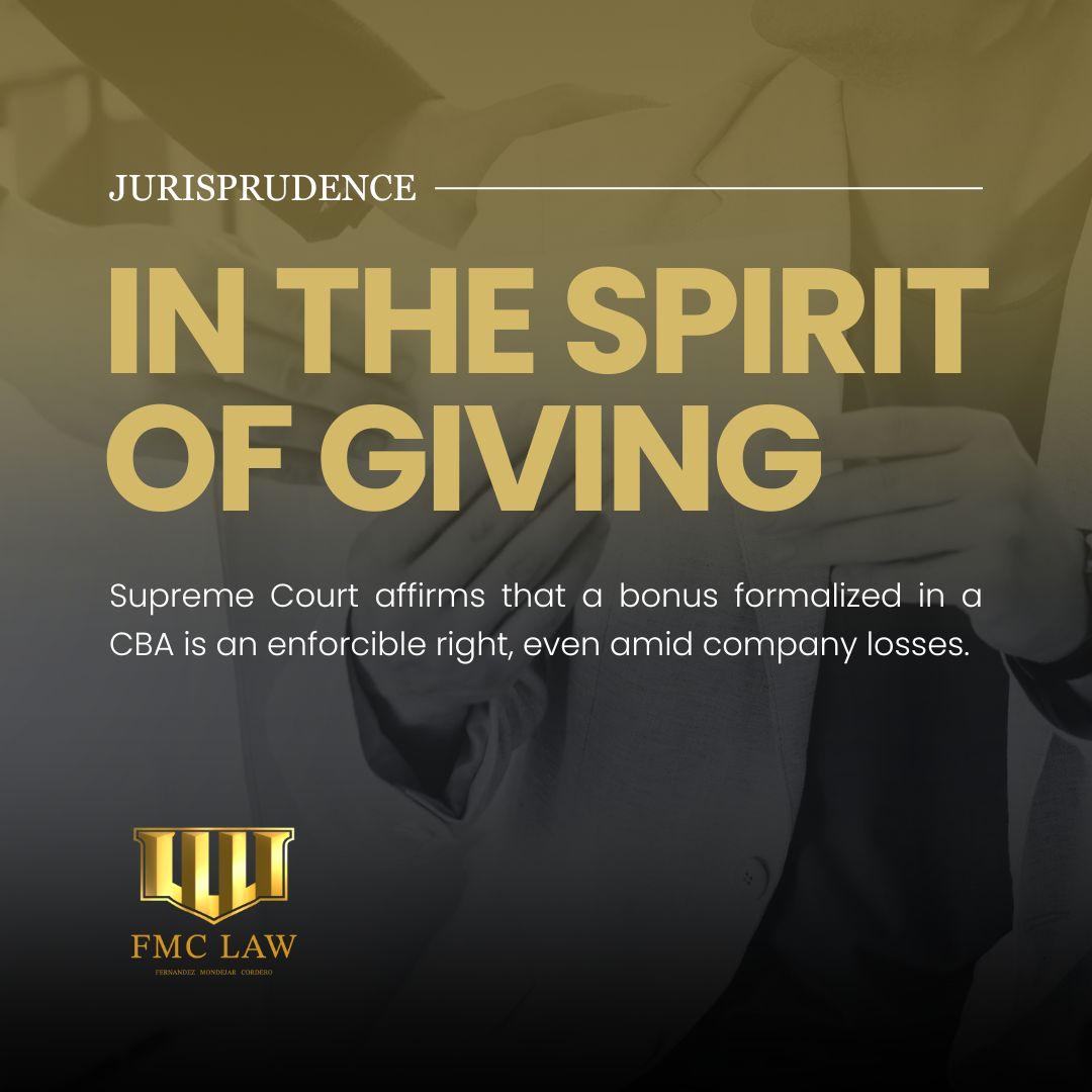 20. in the spirit of givinggivin