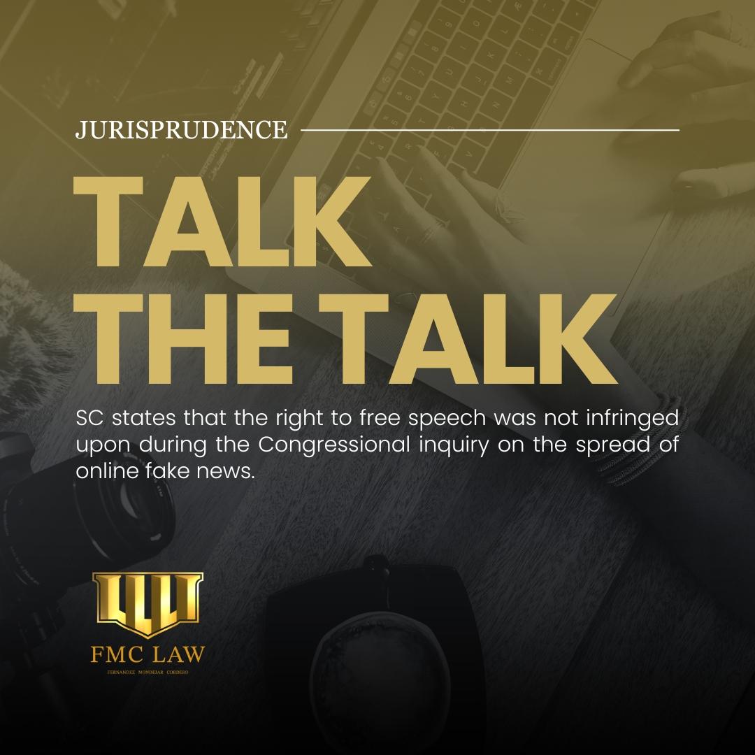 Talk the Talk: SC Rules Congressional Inquiry Does Not Silence Speech